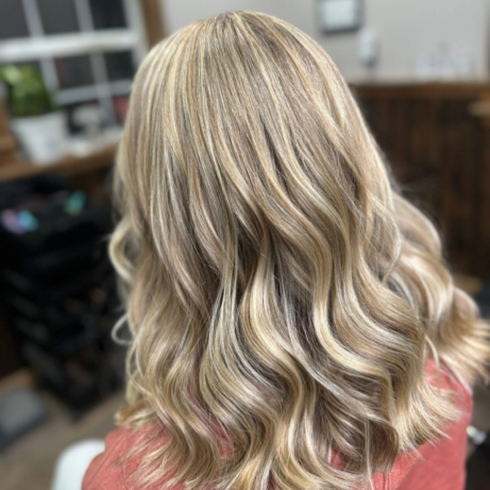 Partial Head Of Highlights at Nevaeh’s Midnight Beauty in Shirleysburg, PA