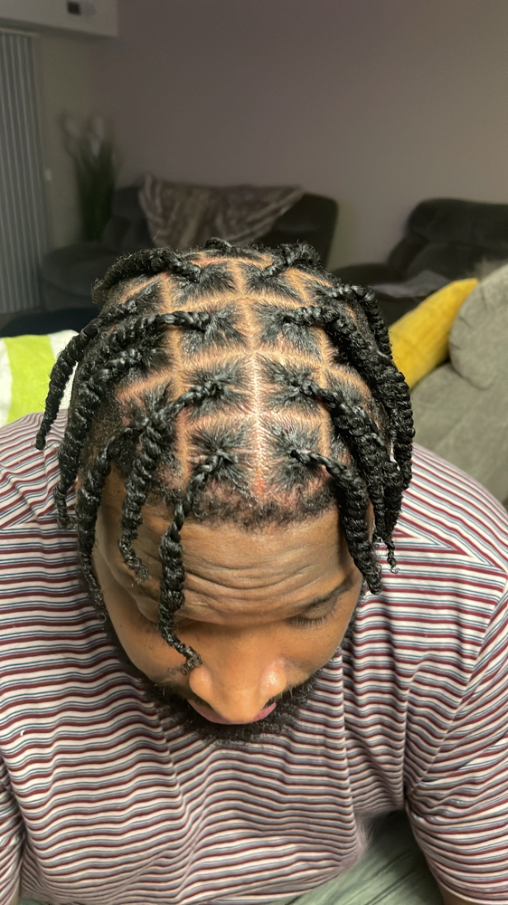 2 Strand Twist (Medium)
