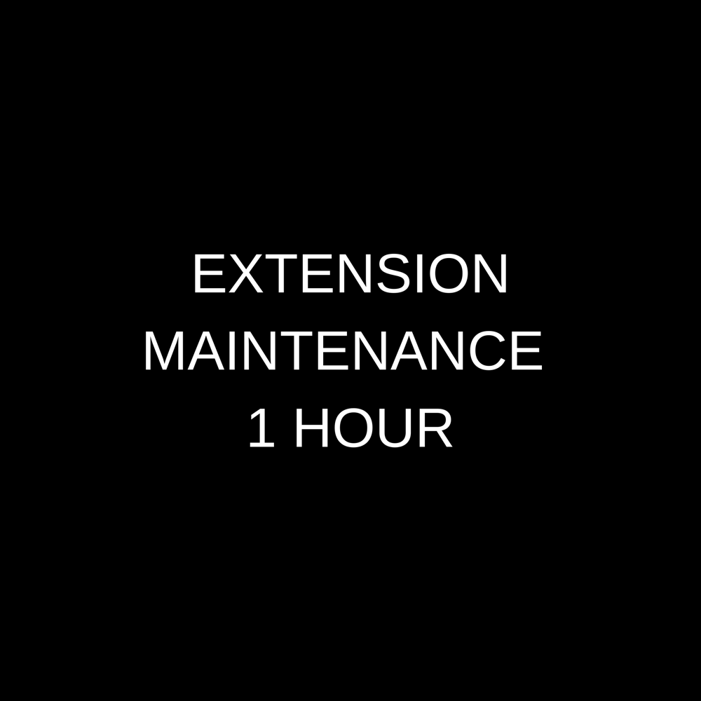 Extension Maintenance