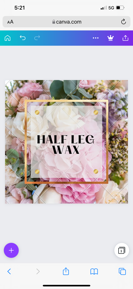 Half Leg Wax