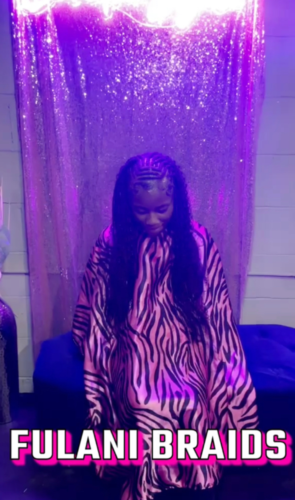 Fulani braids W/Boho