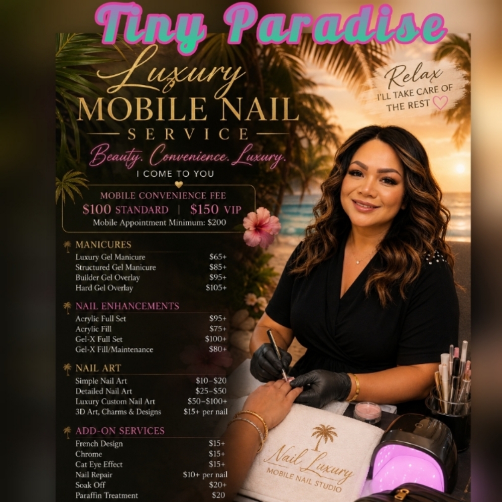 ✨ Luxury Mobile Nail Services at Tiny Paradise in Lonetree, CO
