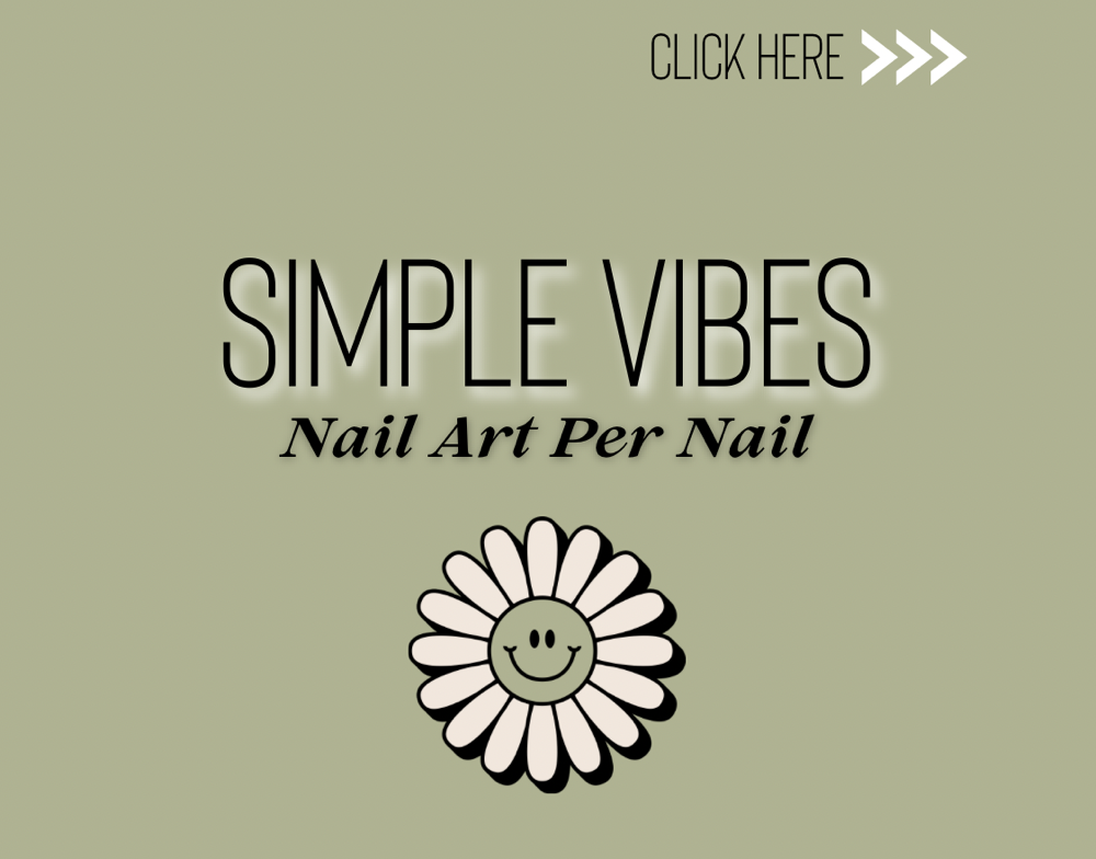 Simple Vibes | Nail Art Per Nail at The Glittered Nail in Falmouth, KY