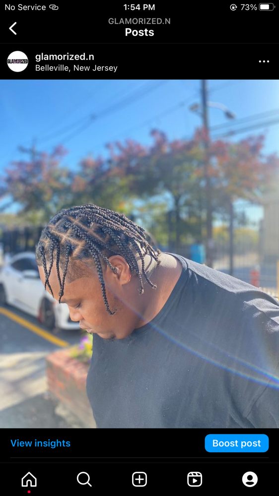 Natural Box Braids