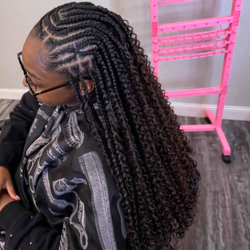 Feed In Braids at Tishabeautynhair in Lorain, OH
