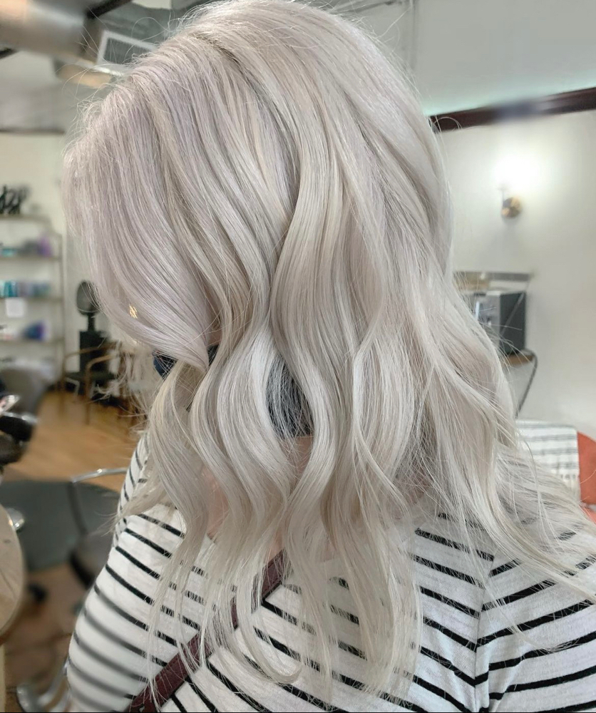 Bleach + Tone Root Retouch