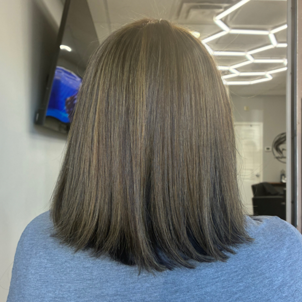 Partial Highlight w/ All over color at Alyssa Gomez in Goodyear, AZ