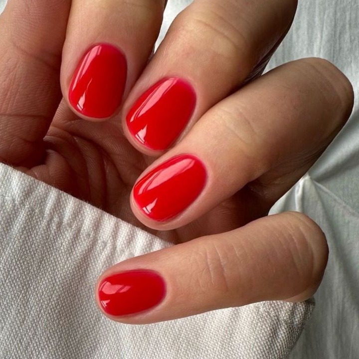 Structured Manicure with Gel at The Red Room Salon in SPRING HILL, FL