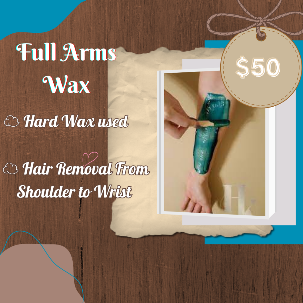 Full Arms Wax