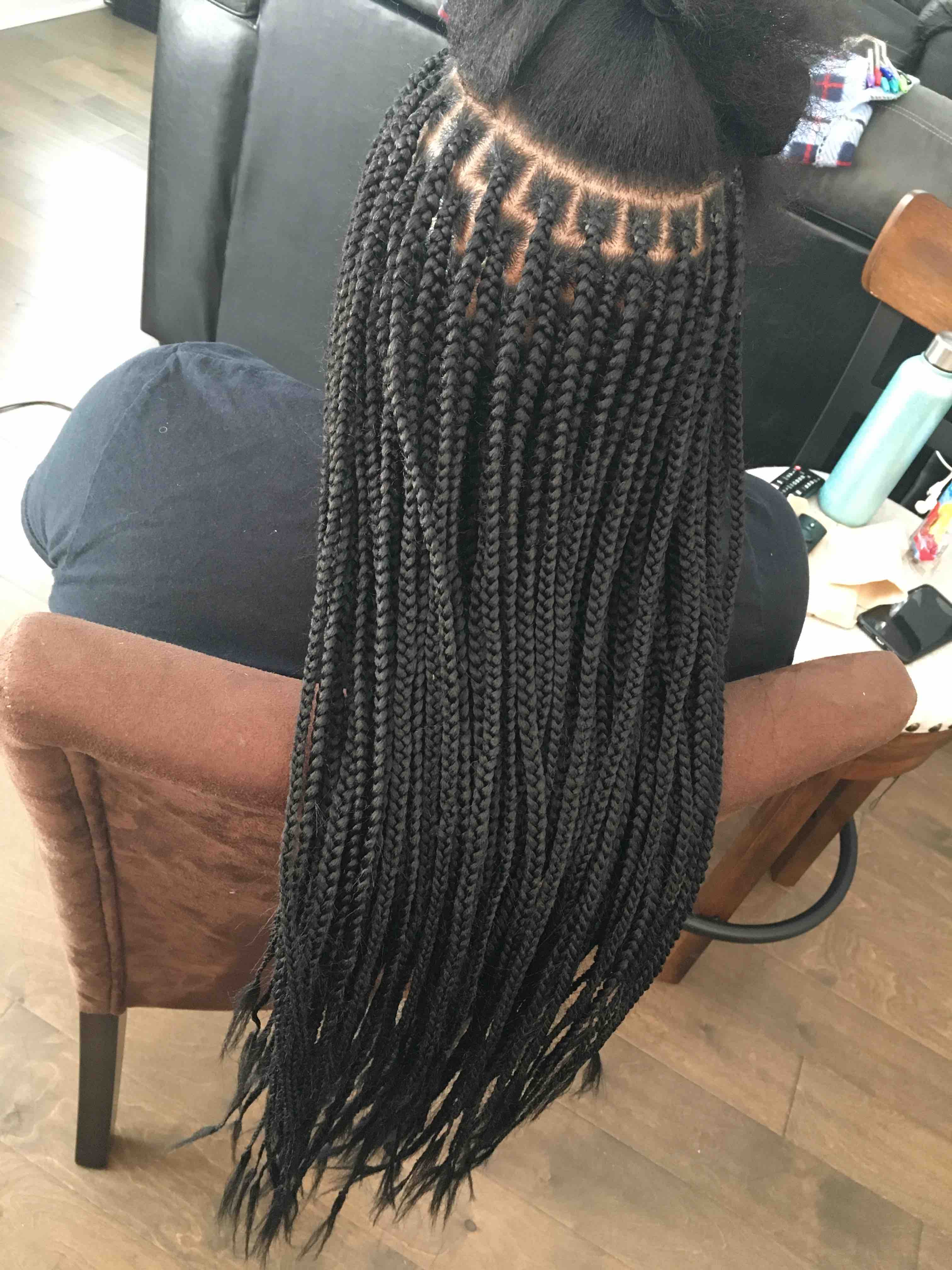 Small Knotless Braids