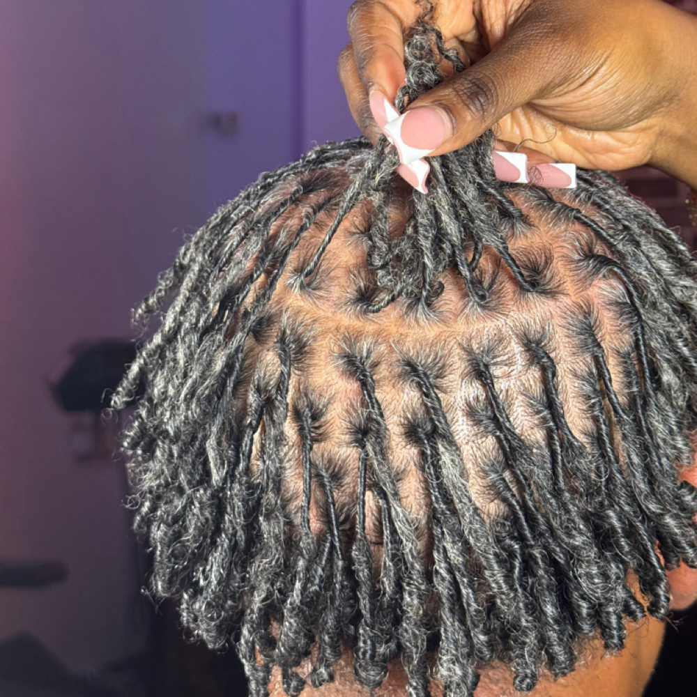 Starter Locs (Ear Length or Less) at Loc'd by Courtney Nicole in Missouri City, TX