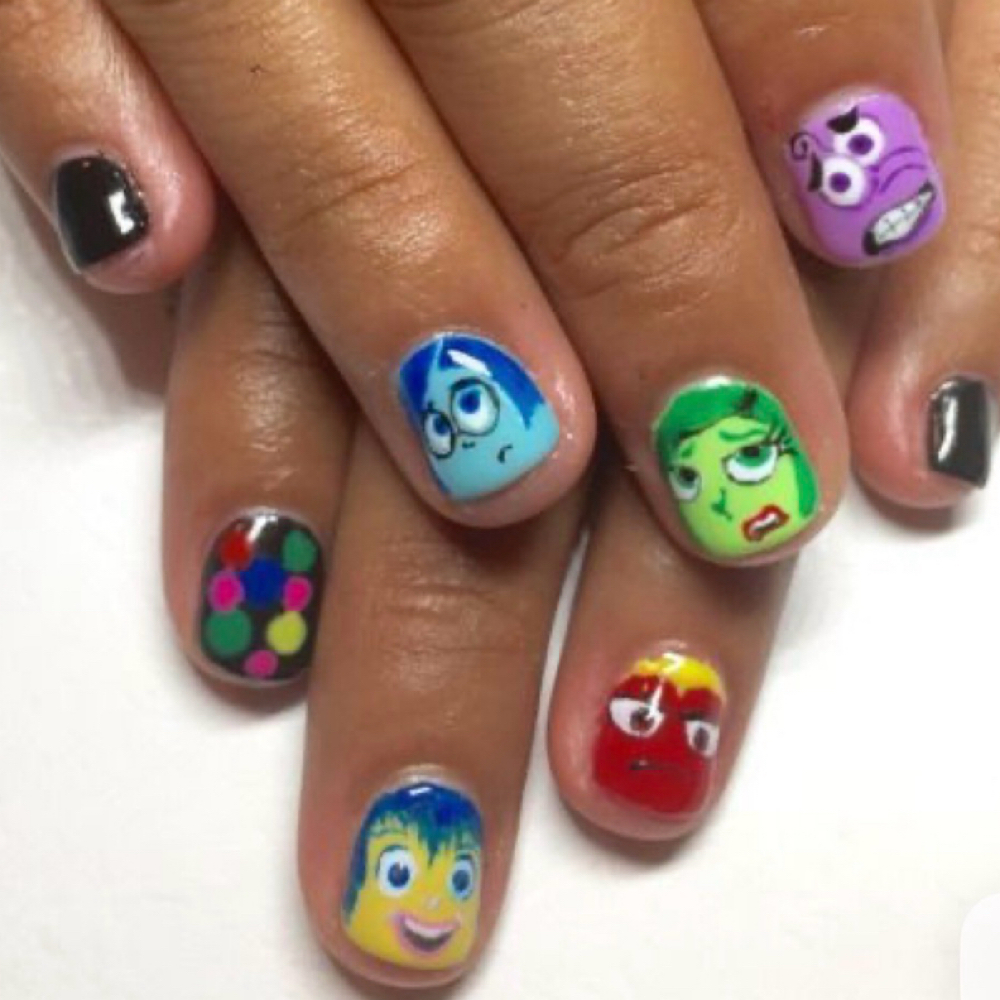 Junior manicure with polish at September Nail Salon in Germantown, TN