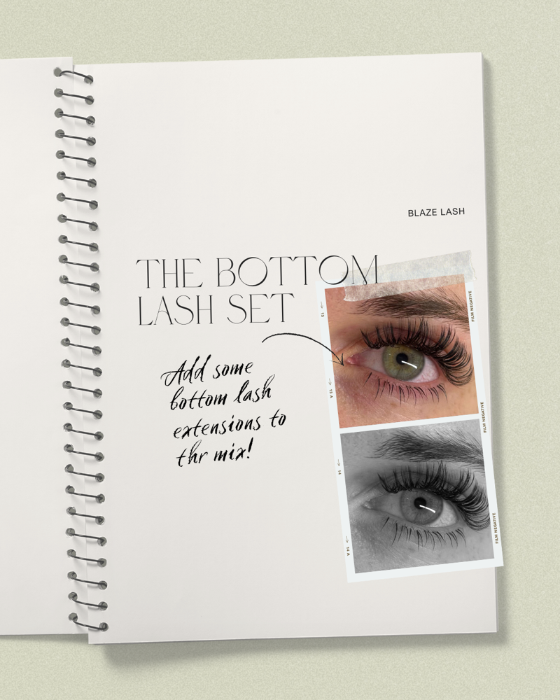 Bottom Eyelash Extensions