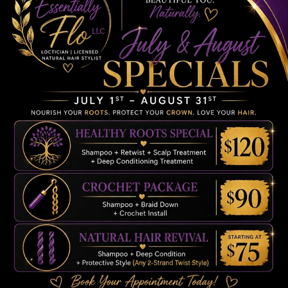 Special of the Month at Essentially Flo LLC in Greenville, NC