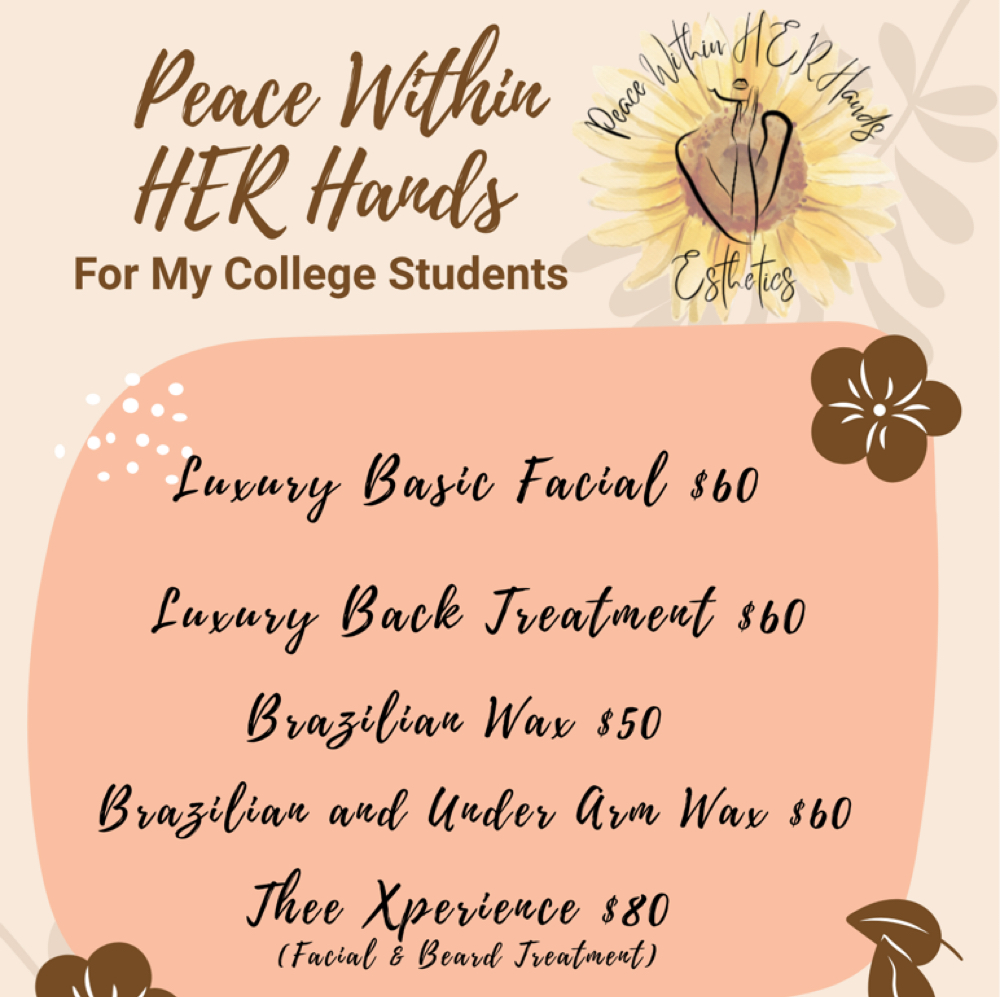 College Student Back Treatment at Peace Within Her Hands in Parkville, MD