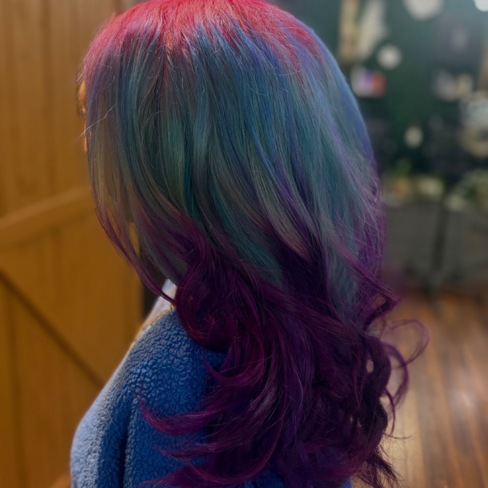 Ombre hair color at Cosmo Cat in Colorado Springs, CO