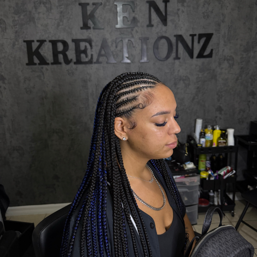 Fulani Braids at Ken Kreationz in ACRES, FL