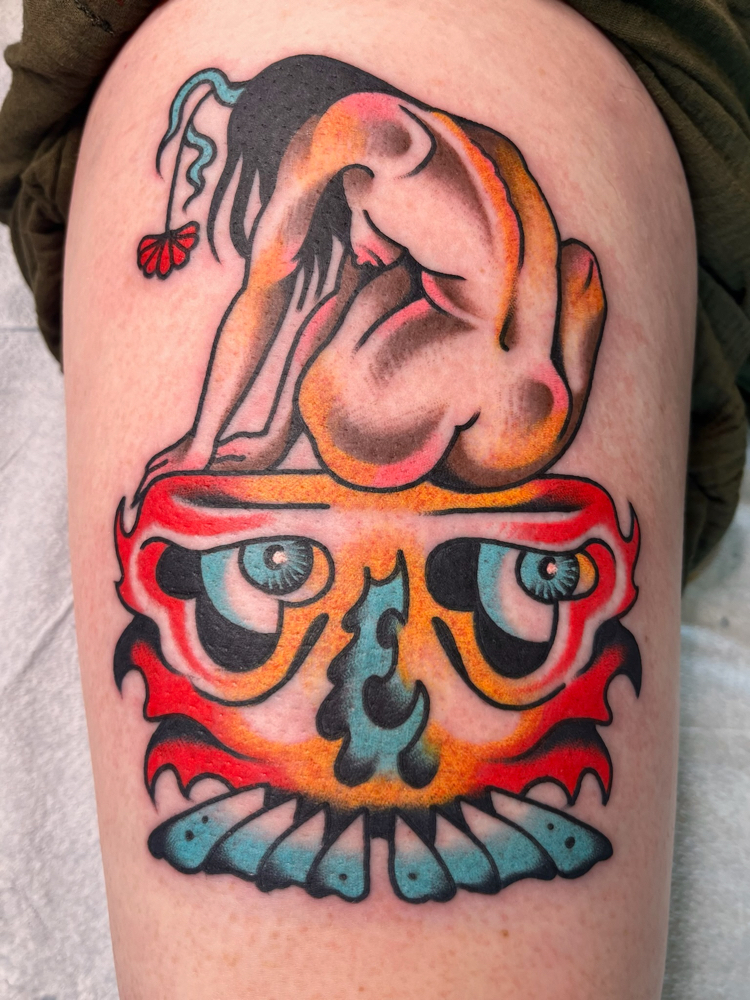 Large Flash Tattoo