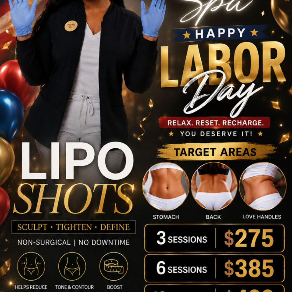 3 Session Lipo Shot at Reona Spa in Gretna, LA