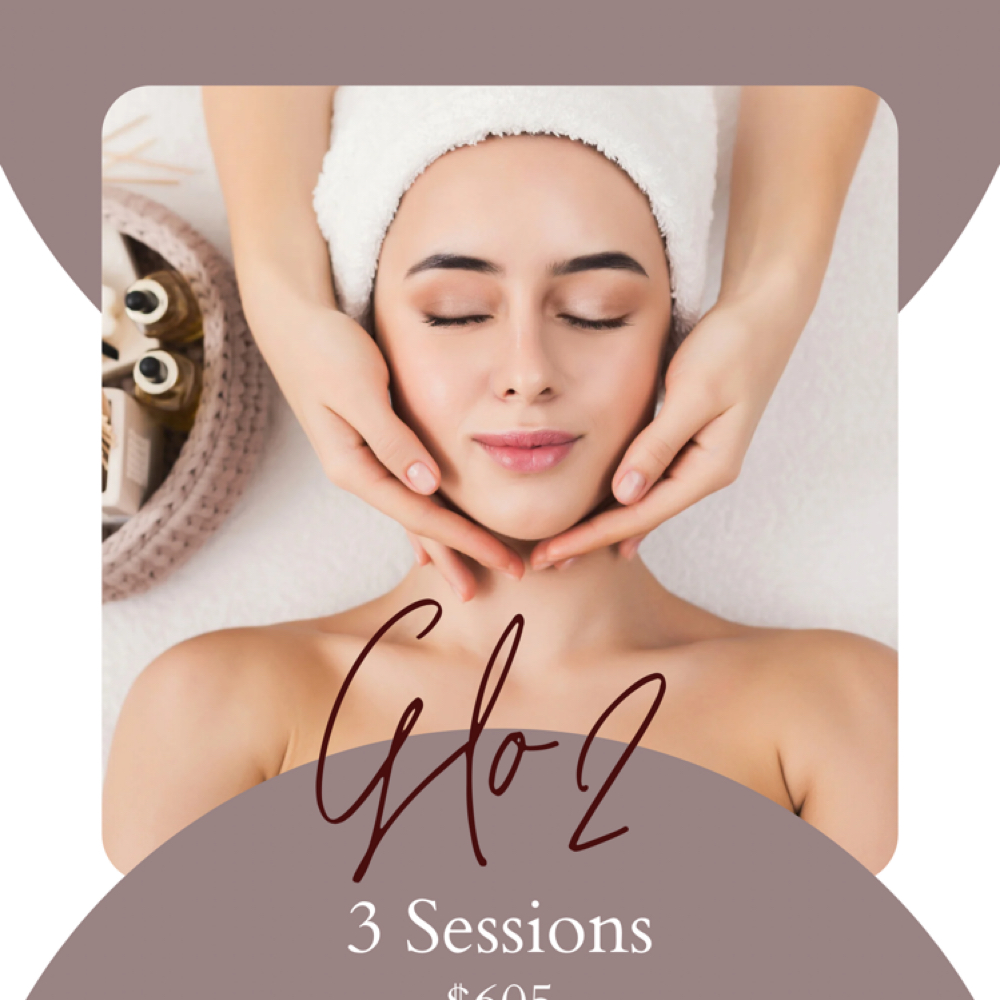 3 Glo2 Sessions at Graceful Beauty Day Spa in Bentonville, AR