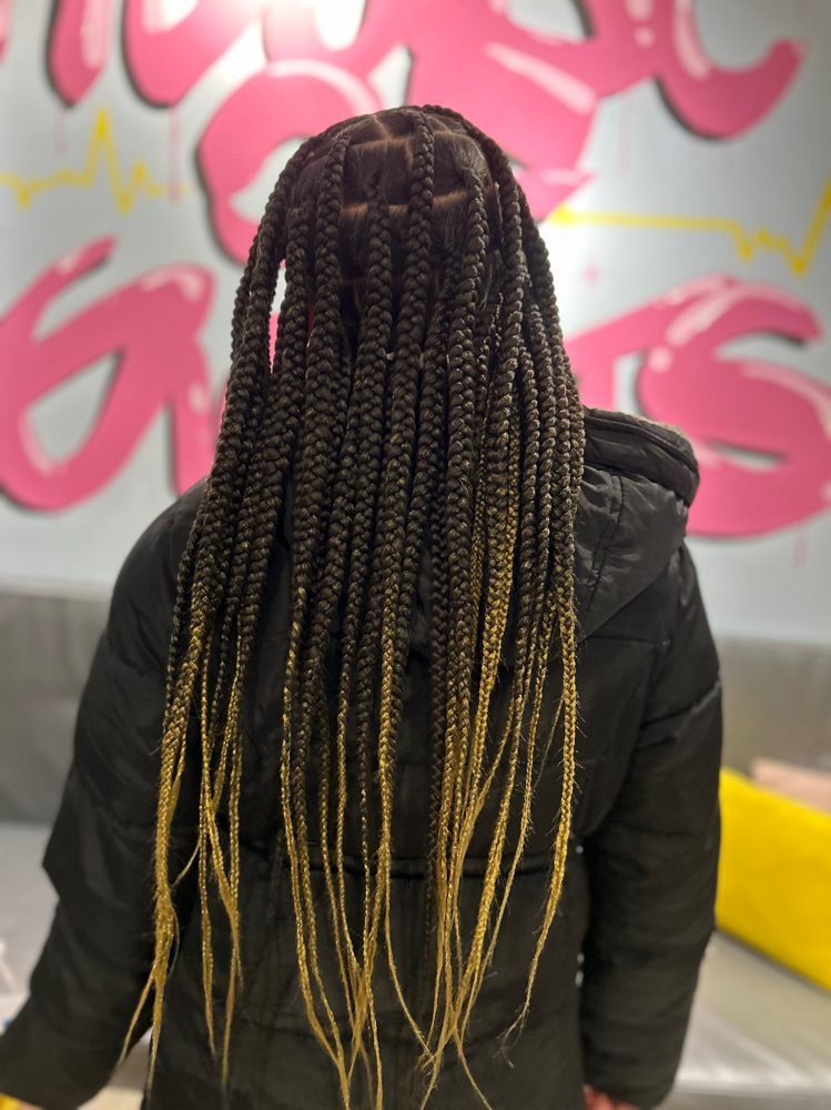 Kids Medium Knotless Braids