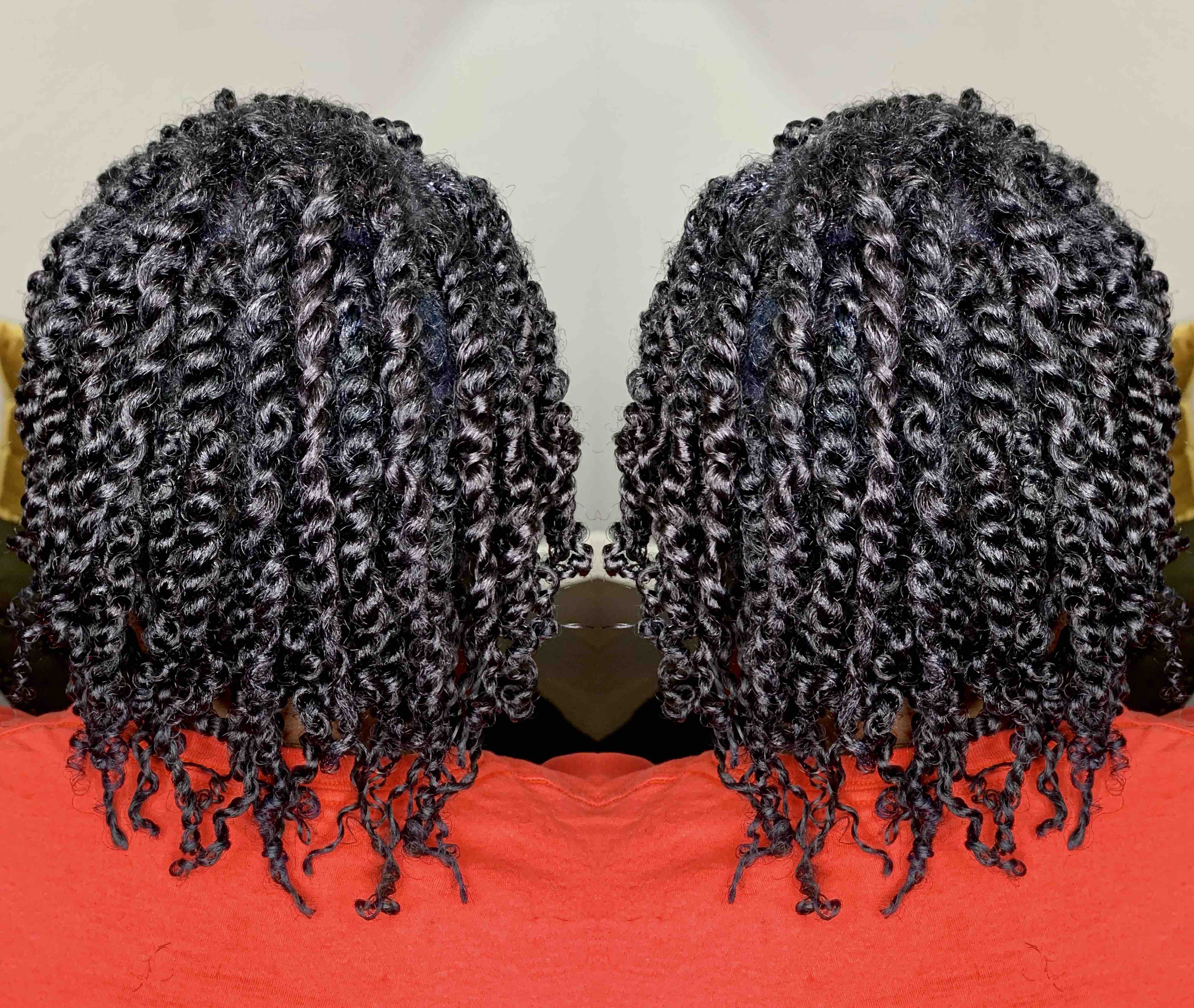 Two Strand Twists at Crowned by Asia in Houston, TX