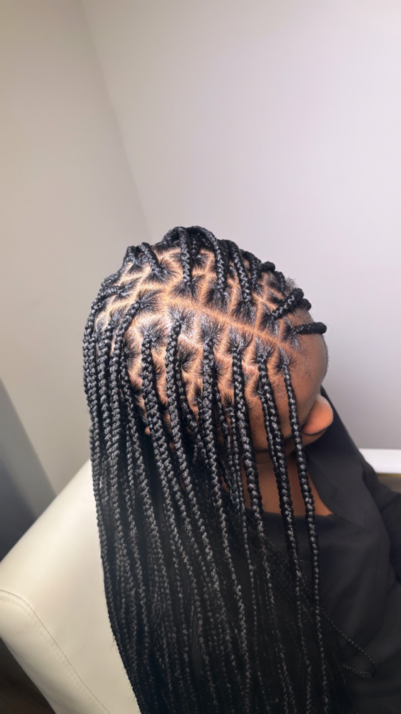 Medium Knotless🤍 at Opulent beauty in charlotte, NC