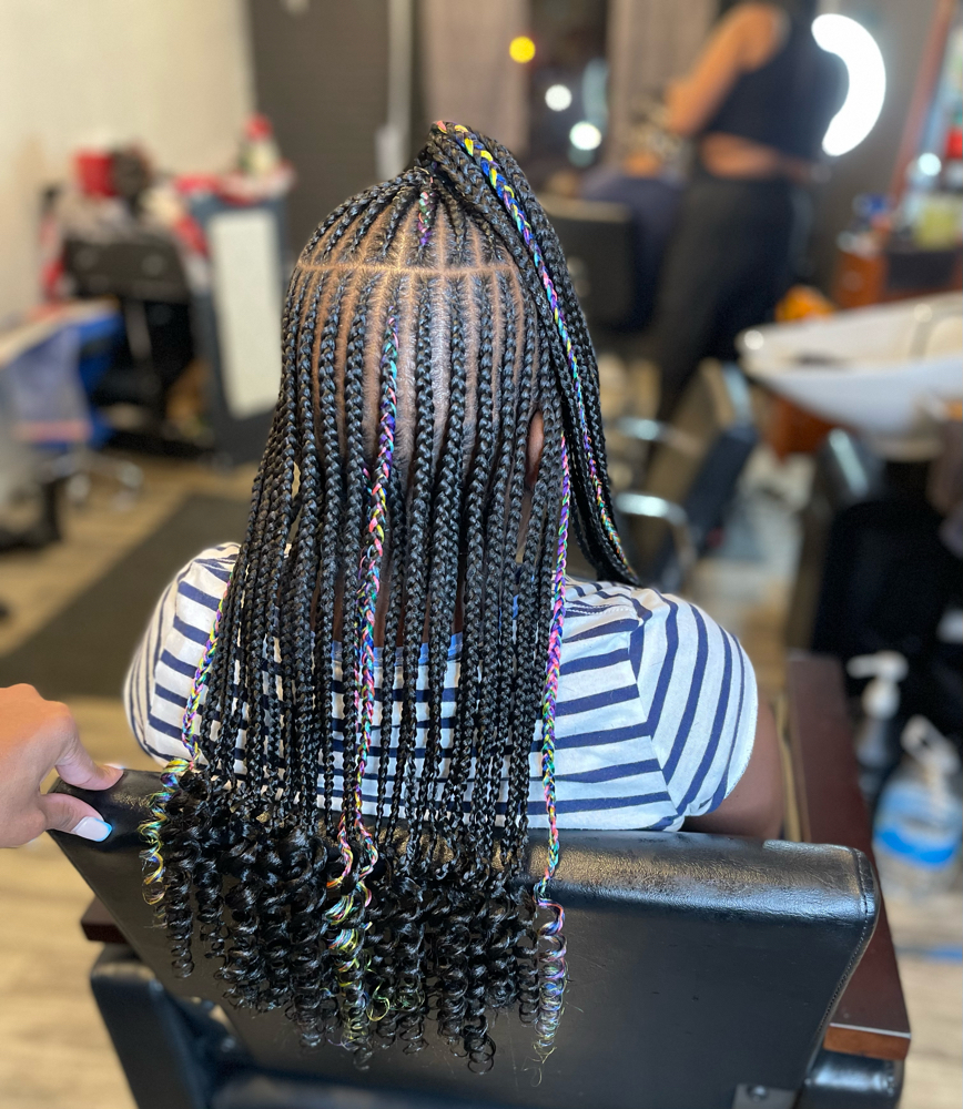 Girls 2Layer Braids(Age 7-12)