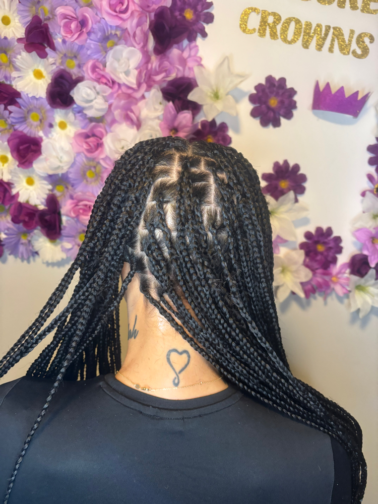Small Knotless Box Braids at Treasured Crowns LLC in Petersburg, VA