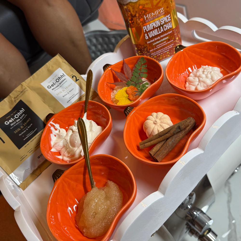 Pumpkin Spice Pedicure