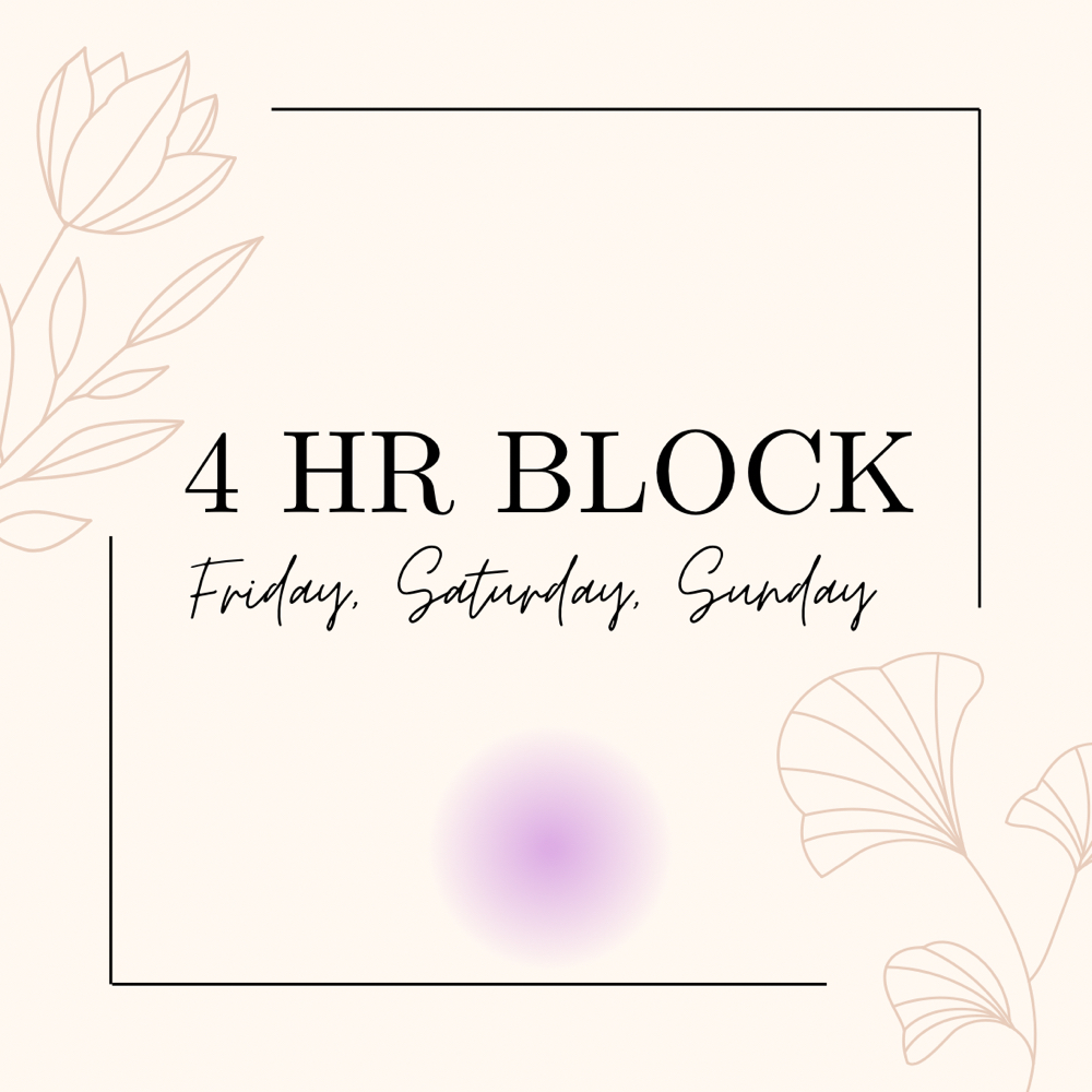 Friday, Saturday, Sunday (4 hours) at STUDIO 22 MJ in Mt Juliet, TN