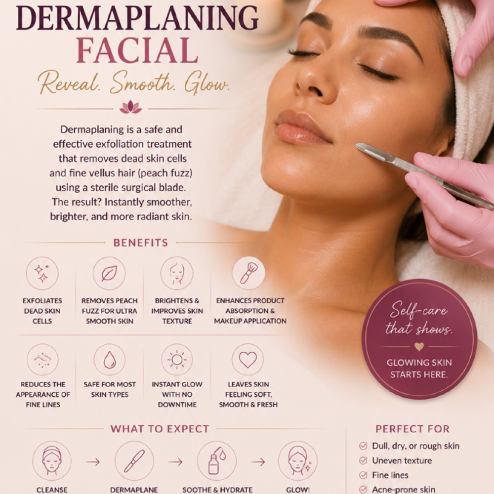 Dermaplaning Facial at Quiet Beauty Esthetics By Tamika in Columbia, SC