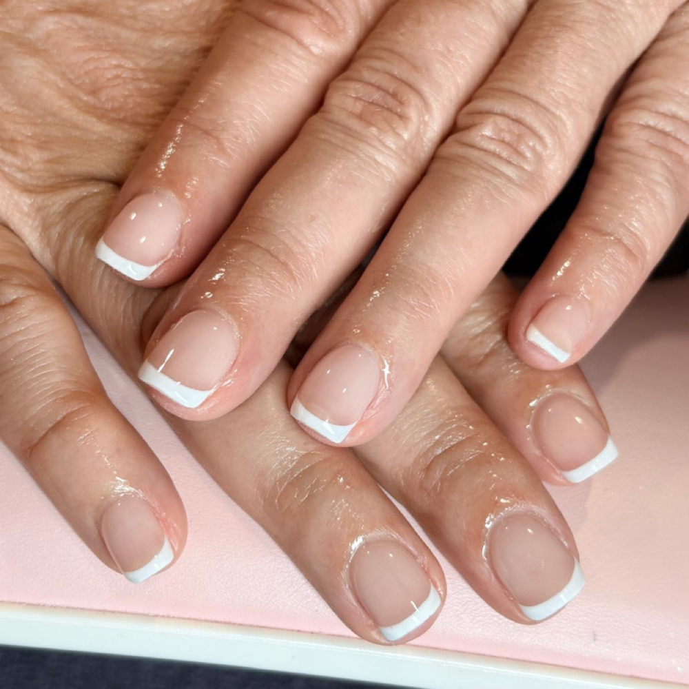 French Add On Nails at Beauty Room Nails & Spa in McAllen, TX