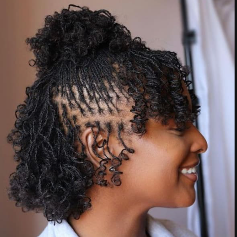 Micro Starter Locs at Naturally Crisp in Greensboro, NC