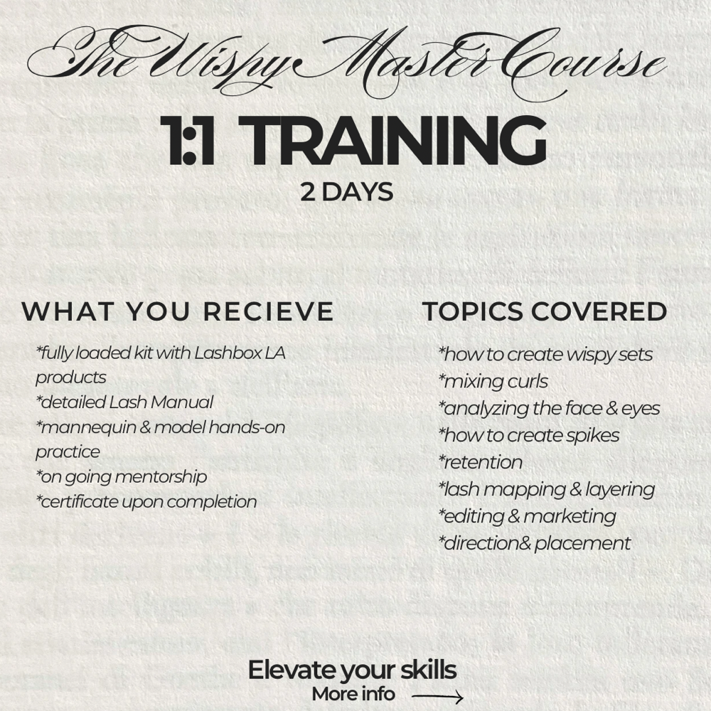 The Wispy Master Course *intro