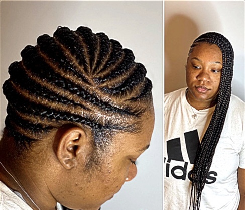 Lemonade Braids at Crown’D Claws in Clarksville, TN