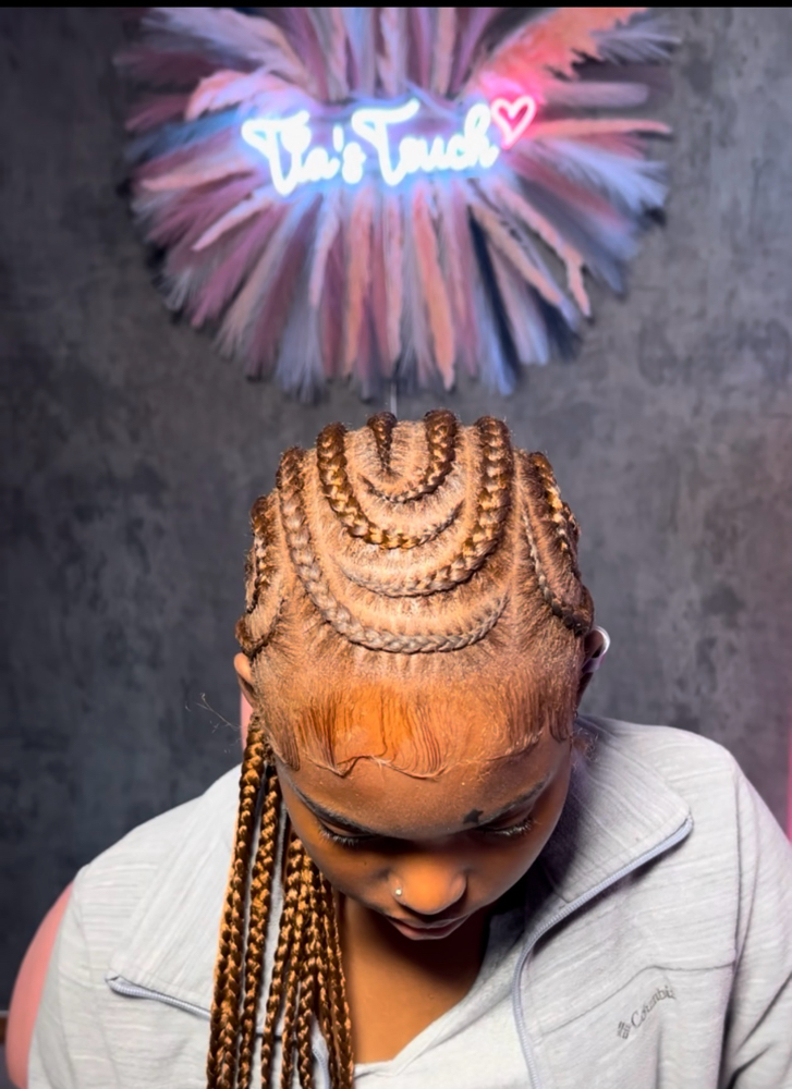 Stitch/Feed In Braids at Tia's Touch in urbana, IL
