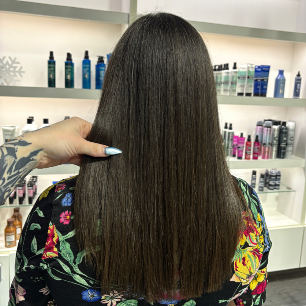 flat iron/curl add on at Elliescissorhands Glow Salon And Spa in San Antonio, TX