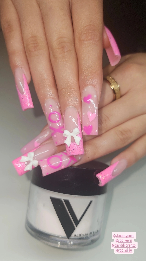 LONG FREESTYLE SET at Tea Time Nails in Merced, CA