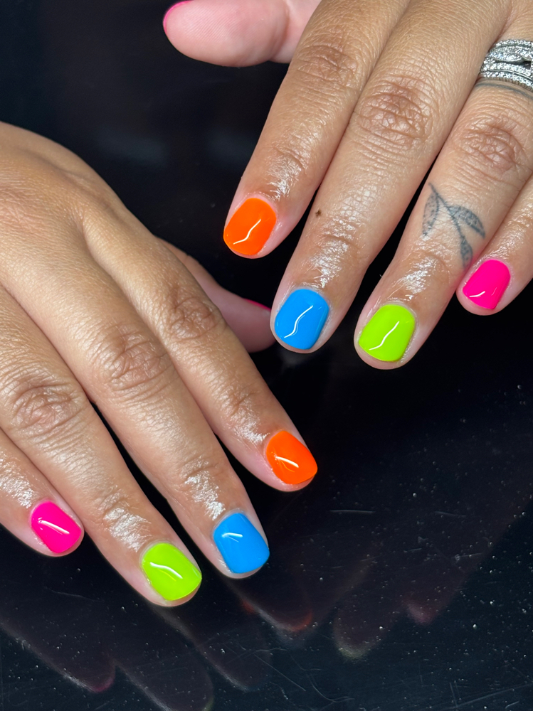 Pink Pasture Mani at Modern Cowgirl Beauty in Callahan, FL