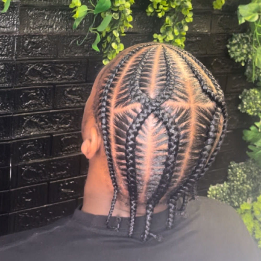 6 Stitch Cornrows at The Genie Experience in Dallas, TX