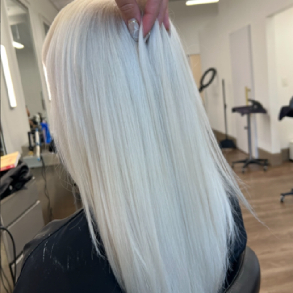 Bleach & Tone Virgin Hair at Andrea Signature Hair in Alpharetta, GA