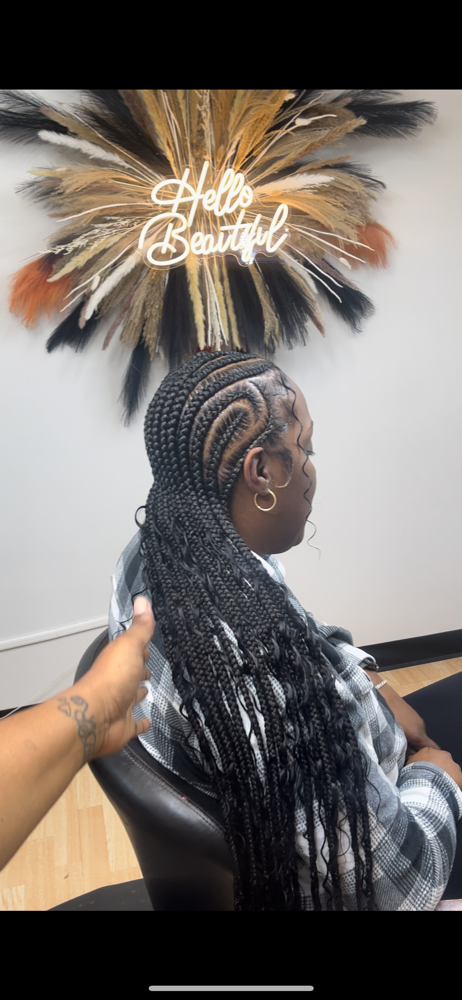 Alicia Keys Braids (12-13braids)