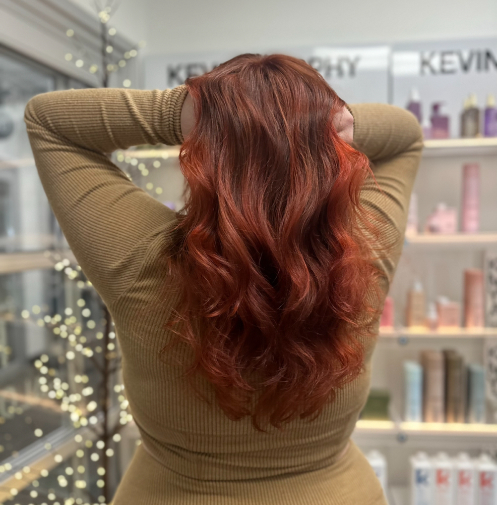 Root Touch Up With A Gloss