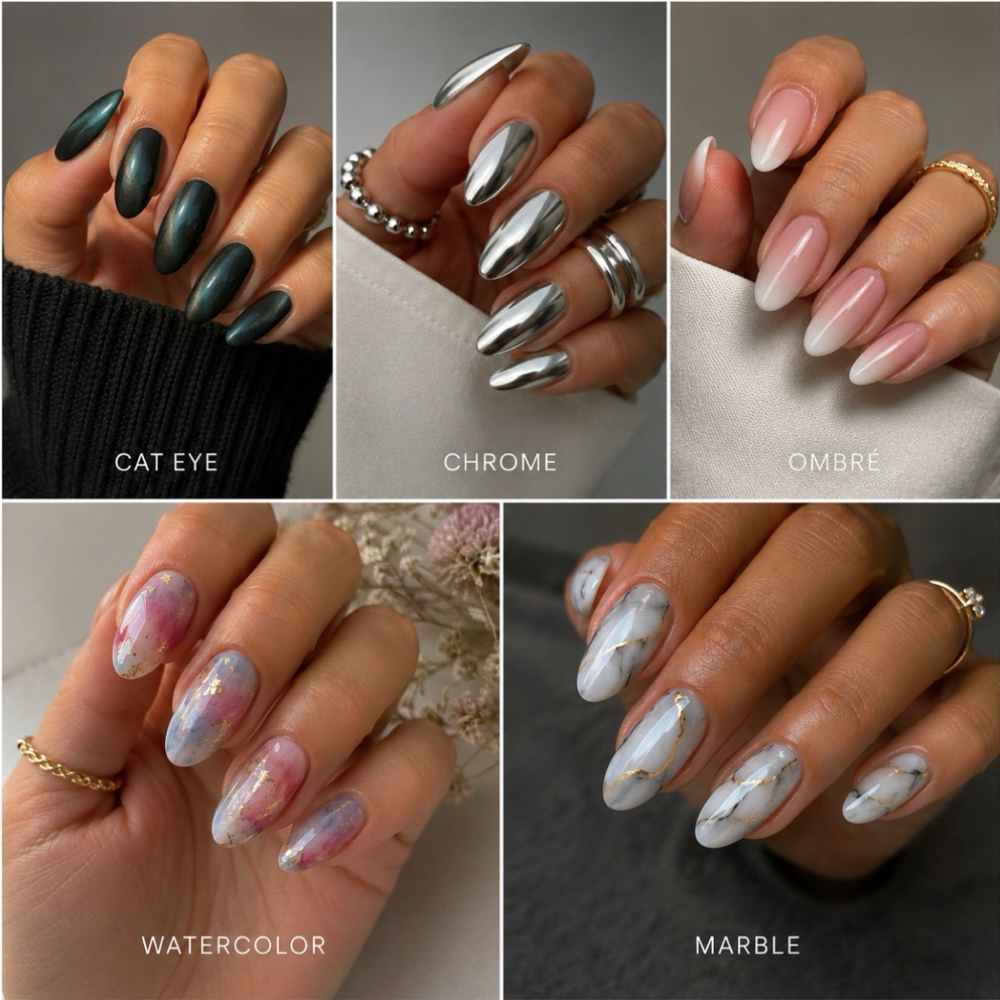 Signature Finishes at mios mani in Dorchester, MA