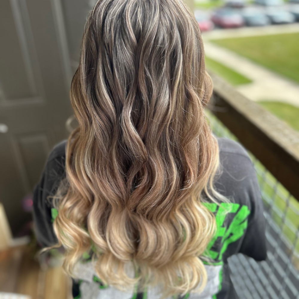 Balayage at KK’s chair in Evansville, IN