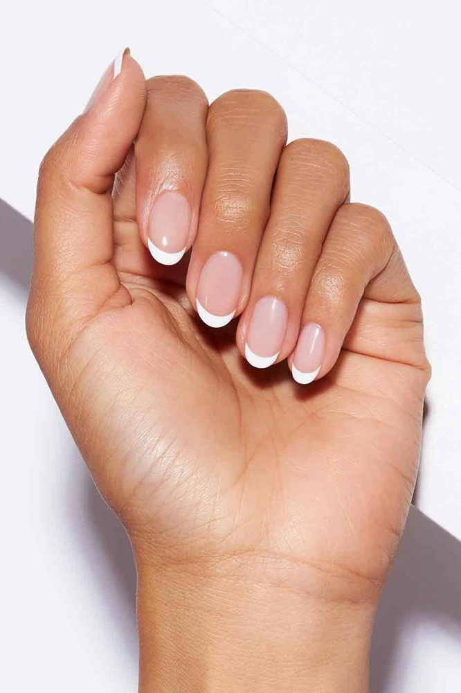 French Dip Powder On Natural Nails