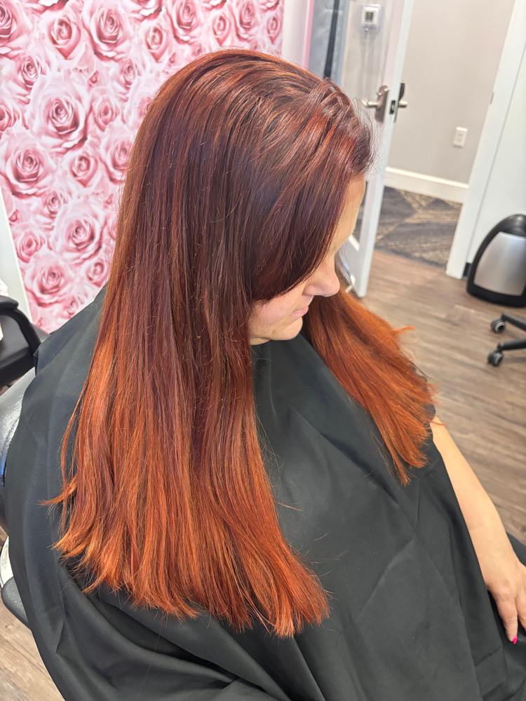 Root Retouch & Haircut/Trim