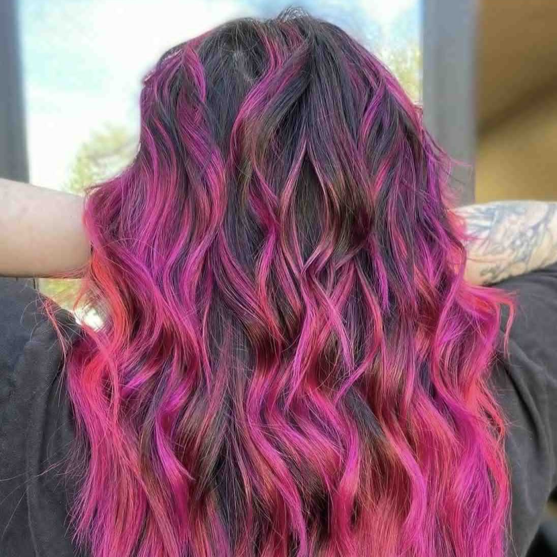 Full Balayage + Fashion Color