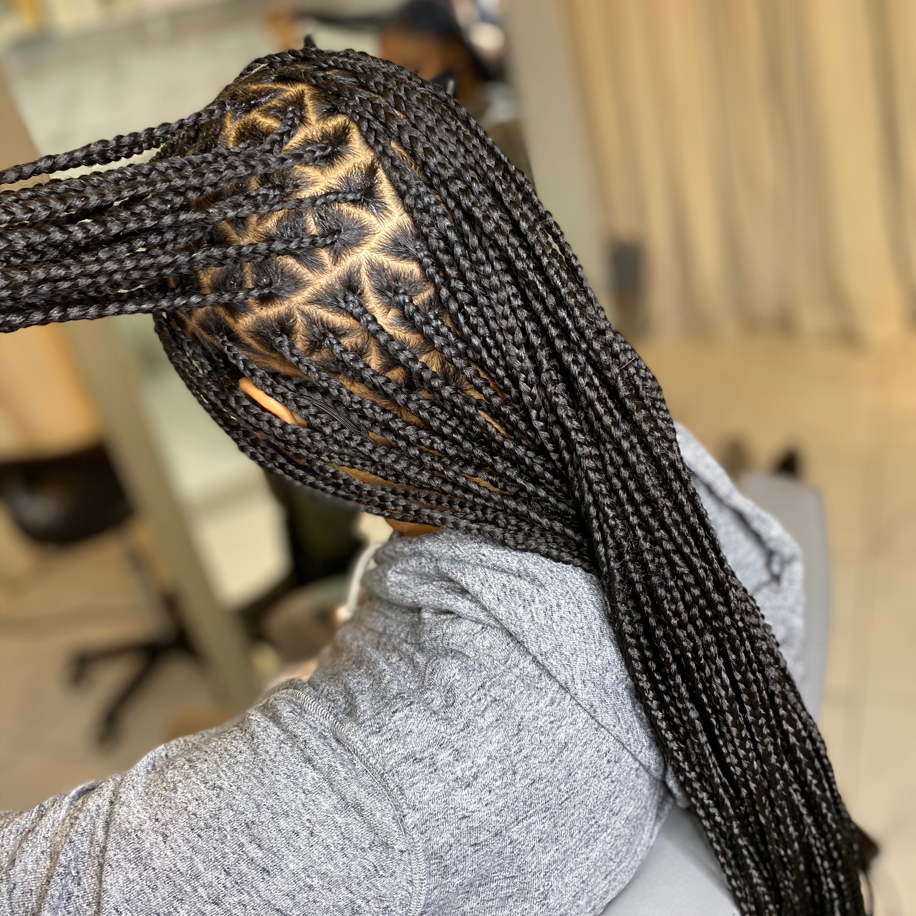 Medium Box Braids at Headlines by Stephen in Selden, NY